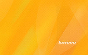 帶有 Lenovo 標誌的橙色漸變背景