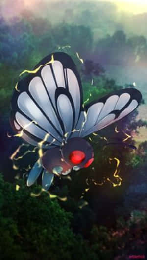 紅眼電蝴蝶在黎明時分飛過迷霧森林。