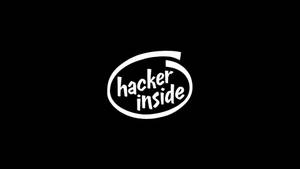 黑色背景上寫有 hacker inside 的白色文字標誌
