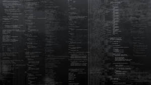 深色紋理背景上帶有發光代碼線條的Wallpaper