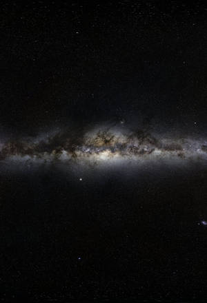 銀河系與星星和宇宙塵埃在夜空中