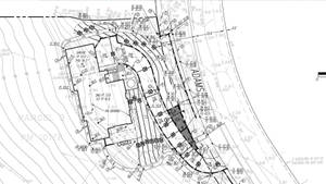 建築藍圖，顯示物業佈局和海拔細節。