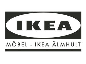 IKEA標誌，下方有Möbel和Almhult文字