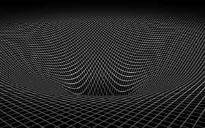 黑白網格以3D錯覺圖案波動。 — 幻覺 壁紙