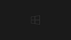 黑色背景上的Windows標誌圖標