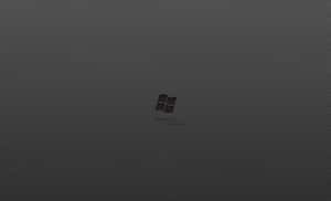 Windows 7 標誌和文字在深灰色有紋理的背景上
