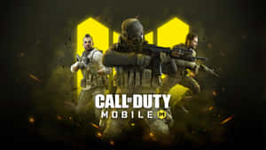 三名身穿戰鬥裝備的武裝士兵為Call of Duty Mobile遊戲藝術擺姿勢。