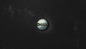 Dell 標誌在圓形框架內，背景為深色紋理。