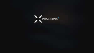 深色背景中發光的Windows 8標誌