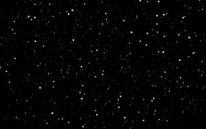 黑色背景上點綴著無數白色星星的星空夜晚。