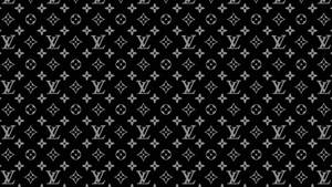 黑白 Louis Vuitton 字母圖案壁紙 — 凌志標誌 GIF 壁紙