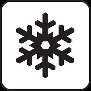 黑色雪花圖標