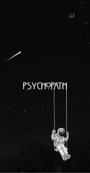 太空人在太空中盪鞦韆，背景有星星和一顆行星。