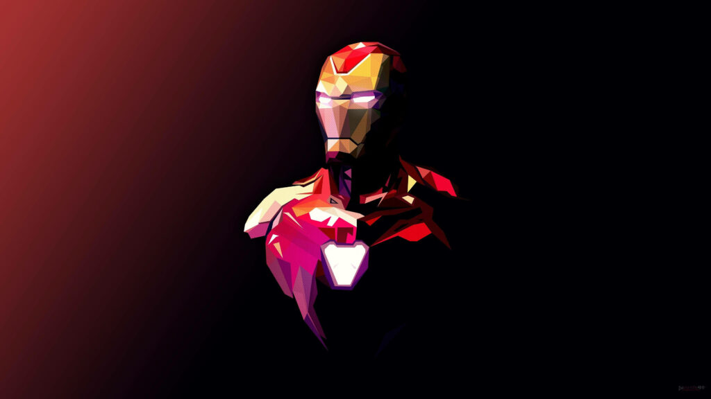 4K Avengers Iron Man Minimalist Wallpaper