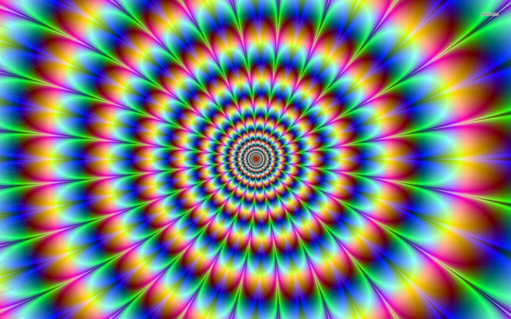 Cool Rainbow Trippy Background Wallpaper