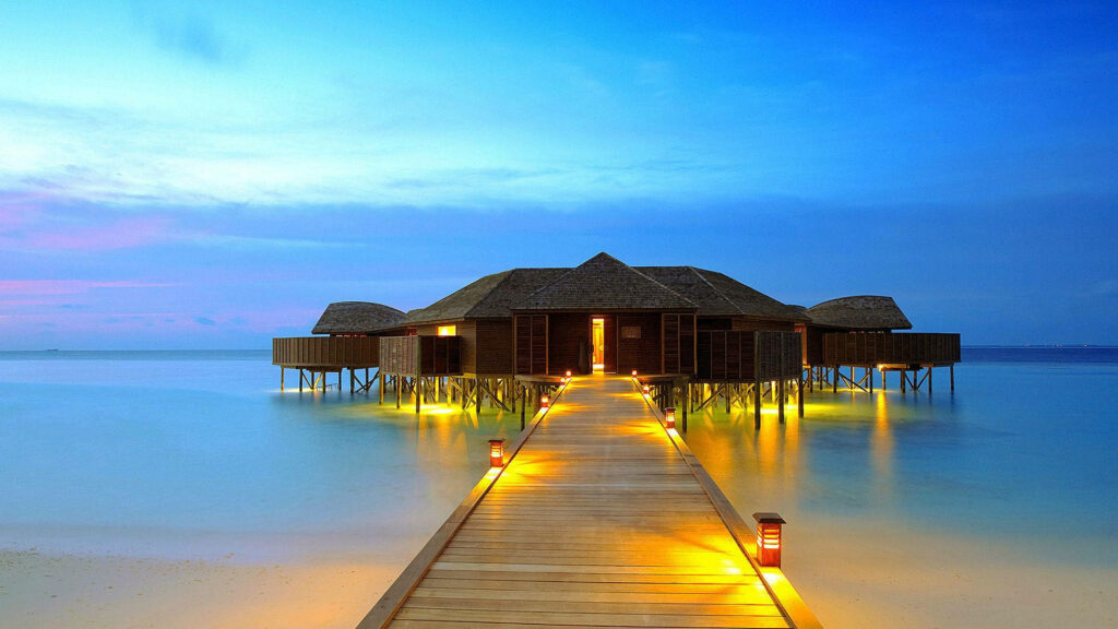 Hd Vacation House In The Beach Wallpaper