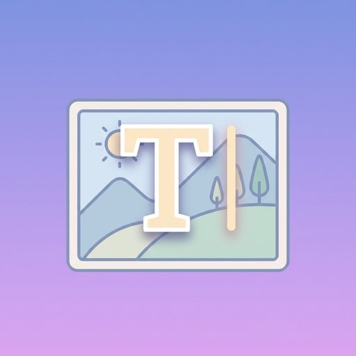 為圖片添加文字 | wallpaper image tool preview